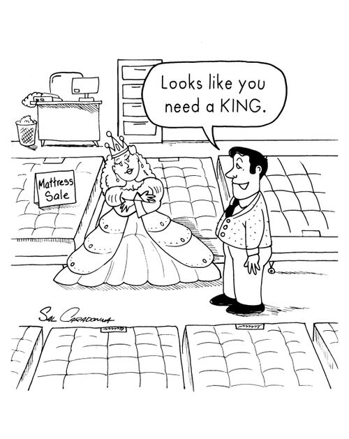 "Looks like you need a KING."
