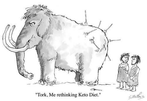 "Tork, Me rethinking Keto diet."