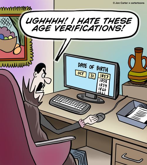 'UGHHHH! I hate these age verifications!'