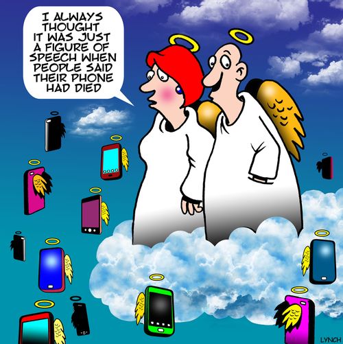 "I always thought it was just a figure of speech when people said their phone had died."