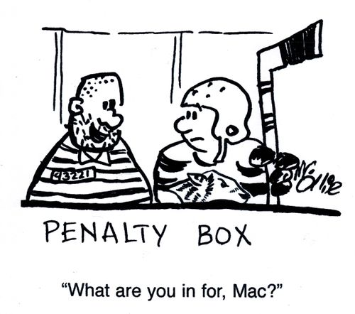 "What are  you in for, Mac?"