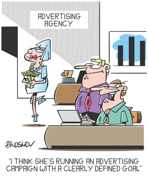 "I think she's running an advertising campaign with a clearly defined goal."
