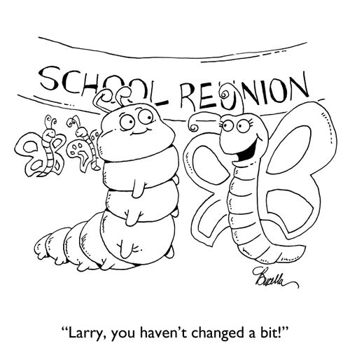 "Larry, you haven't changed a bit."