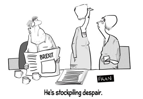 "He's stockpiling despair."