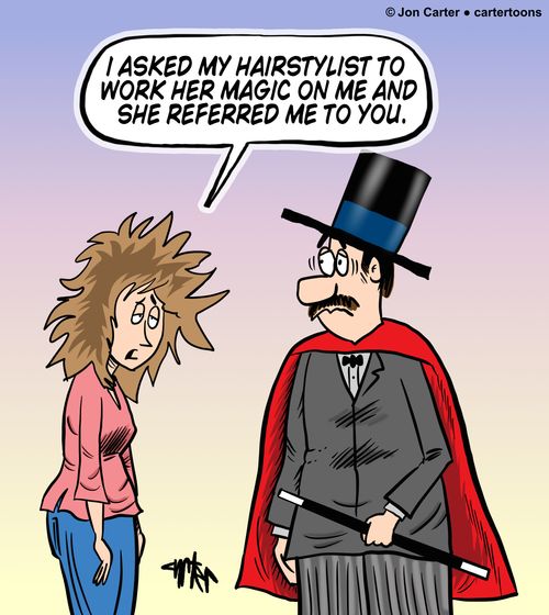 "I asked my hairstylist to work her magic on me and she referred me to you."