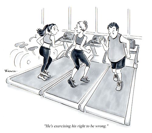 "He's exercising his right to be wrong."