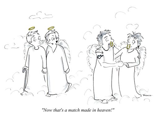 "Now that's a match made in heaven!"
