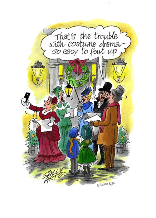 "That's the trouble with costume drama - so easy to foul up."