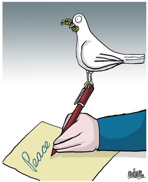 Signing the Peace