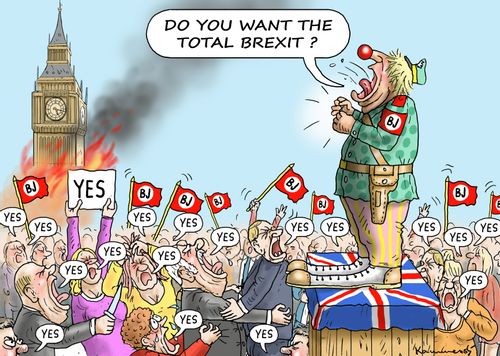 "Do you want the total Brexit?"