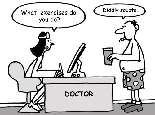 "What  exercises do you do?" 