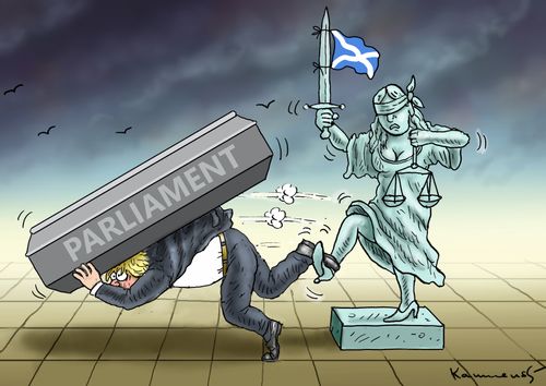 Scottish Court Rules Against Johnson's Proroguing of Parliament.
