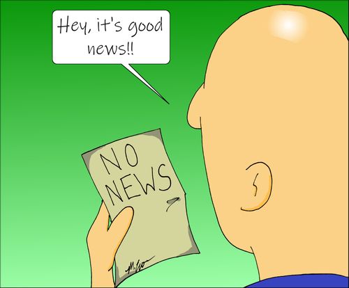 "Hey, it's good news!!"