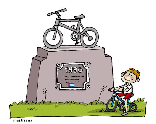 Cuba returns to the bicycle due to energy deficiency.