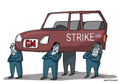 Strike in General Motors USA