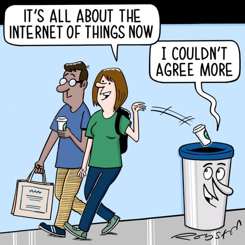"It's all about the internet of things now."