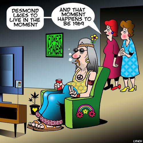 "Desmond likes to live in the moment. . . and that moment happens to be 1960."