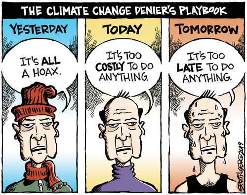 Climate Change Denier's Playbook