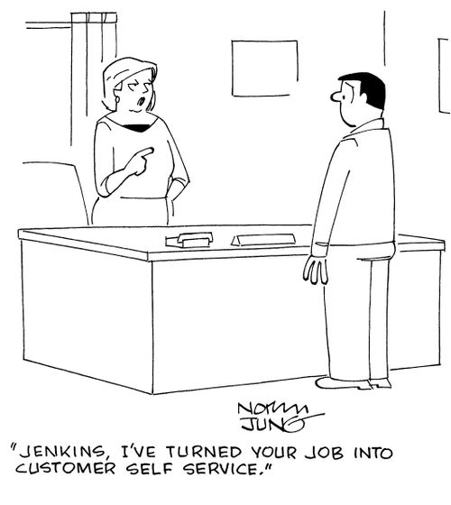 "Jenkins, I've turned your job into customer self service."