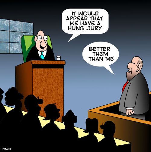"It would appear that we have a hung jury."
