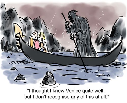 "I thought I knew Venice quite well, but I don't recognise any of this at all."
