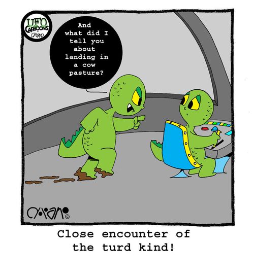 Close encounter of the turd kind!
