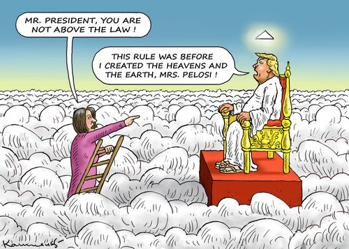 "Mr. President, you are not above the law!"