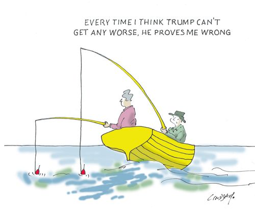 "Every time I think Trump can't get any worse, he proves me wrong."
