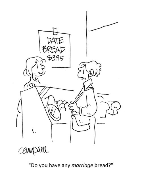 "Do you have any marriage bread?"