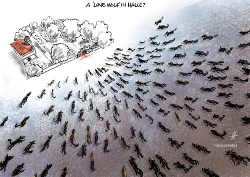 A 'lone wolf' in Halle, Germany?