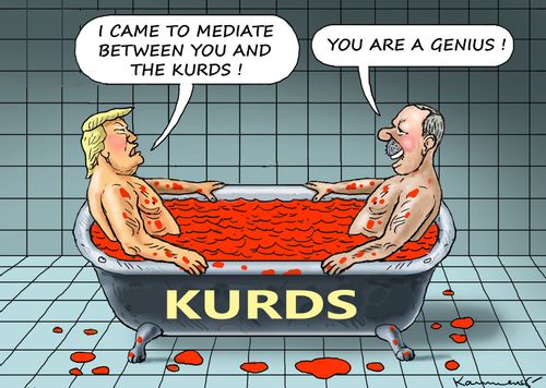 "I cam to mediate between you and the kurds!"