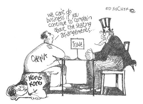 "We can't do business if you continue to complain about the seating arrangements. . ."