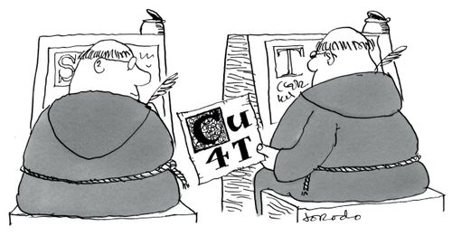 Monk passing note "CU4T"