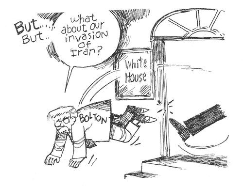 "But. . . but. . . what about invasion of Iran?"
