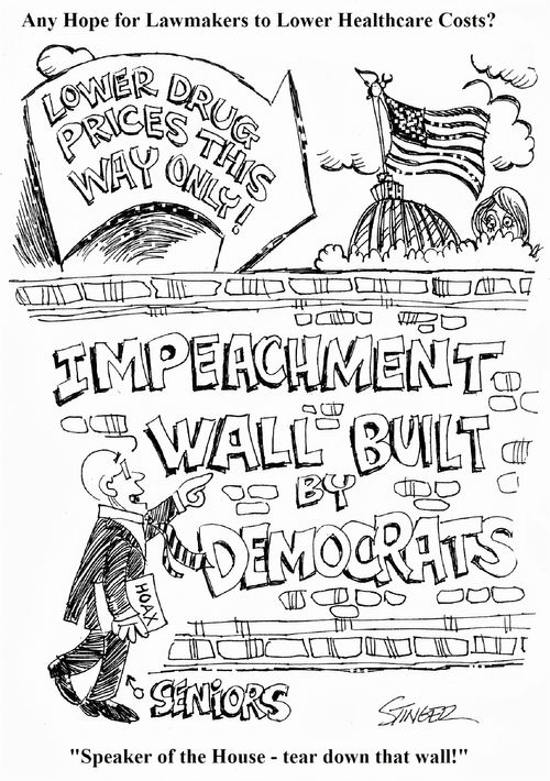 "Speaker of the House - tear down that wall."