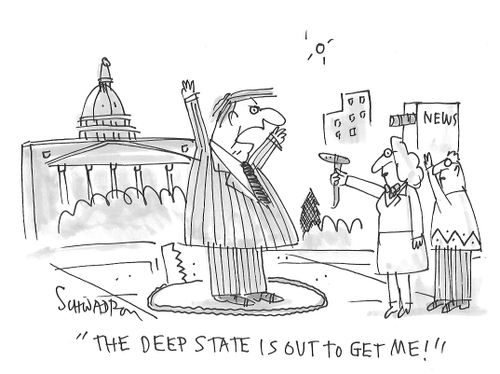 Trump: "The deep state is out to get me"