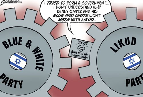 "I tried to form a government. . . I don't understand why Benny Gantz and his Blue and White won't mesh with LIKUD."