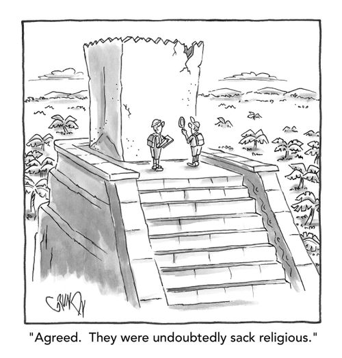 "Agreed. They were undoubtedly sack religious."