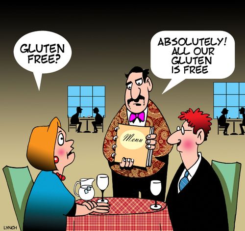 "Gluten free?"
