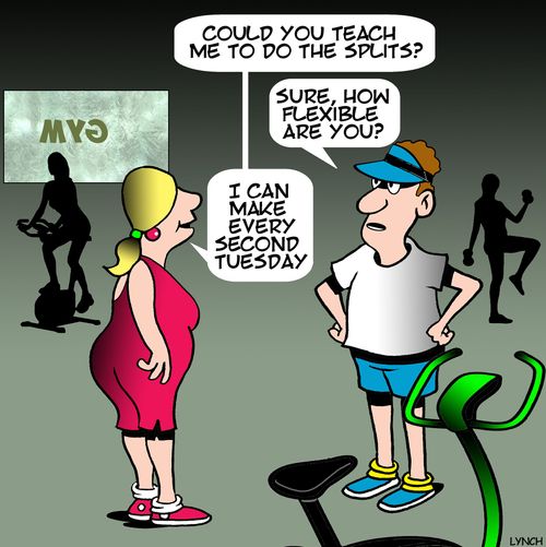 "Could you teach me to do the splits?"