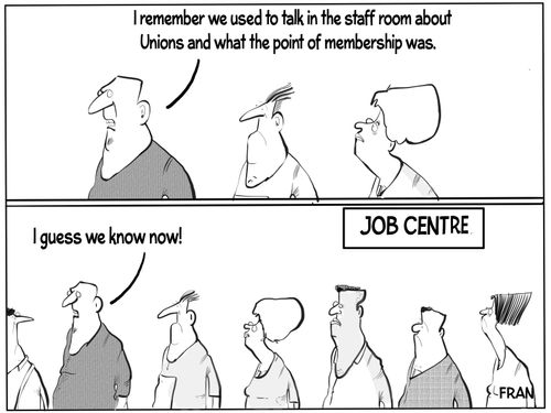 "I remember we used to talk in the staff room about Unions and what the point of membership was."