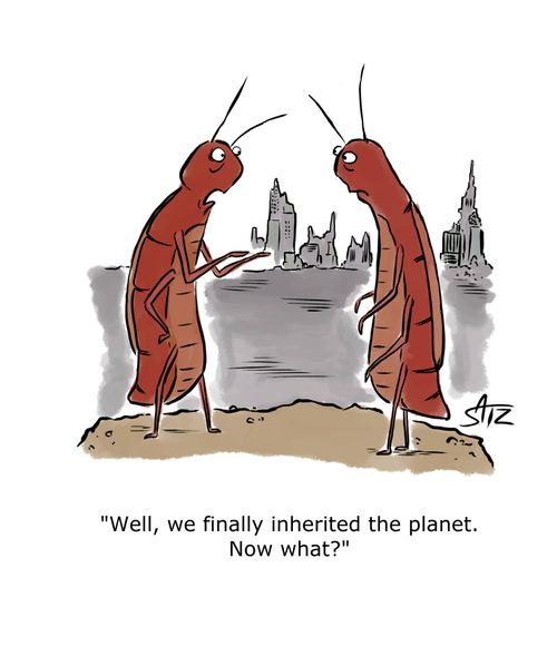 "Well, we finally inherited the planet. Now what?"