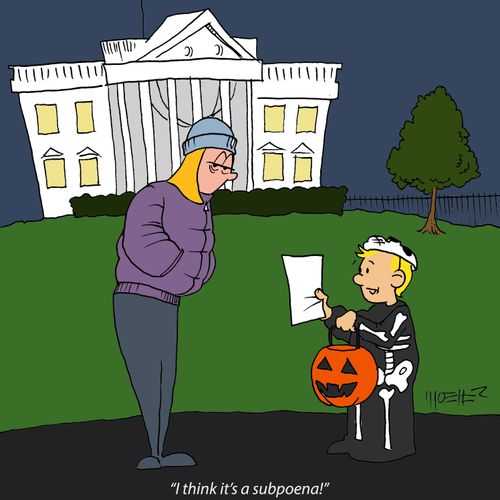 "I think it's a subpoena!"