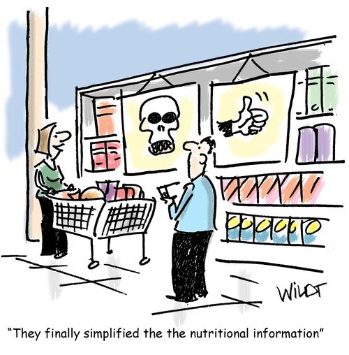 "They finally simplified the nutritional information."