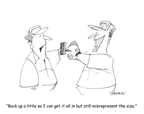 "Back up a little so I can get it all in but still misrepresent the size." 