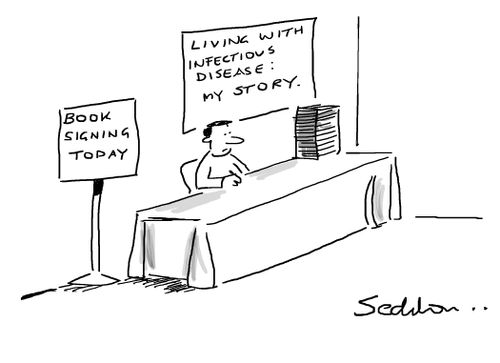 Book Signing Today: Living With Infectious Disease: My Story.