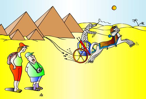 Tourists in Egypt