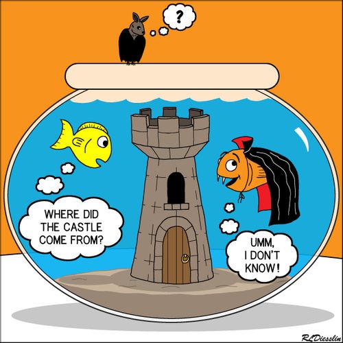 Fishbowl Vampire Castle