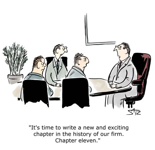 "It's time to write a new and exciting chapter in the history of our firm. Chapter eleven."