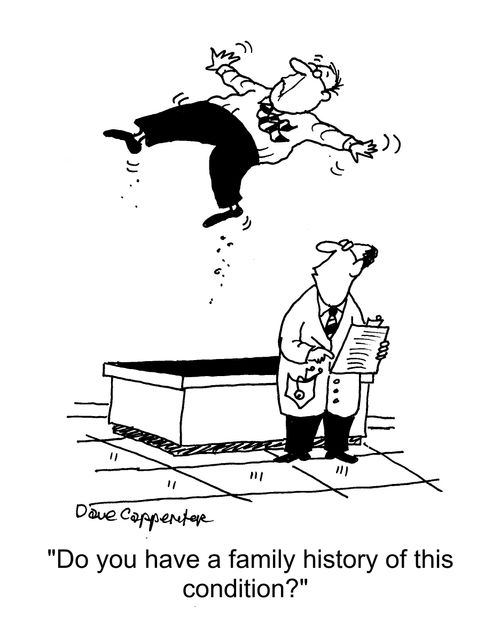 "Do you have a family history of this condition?"